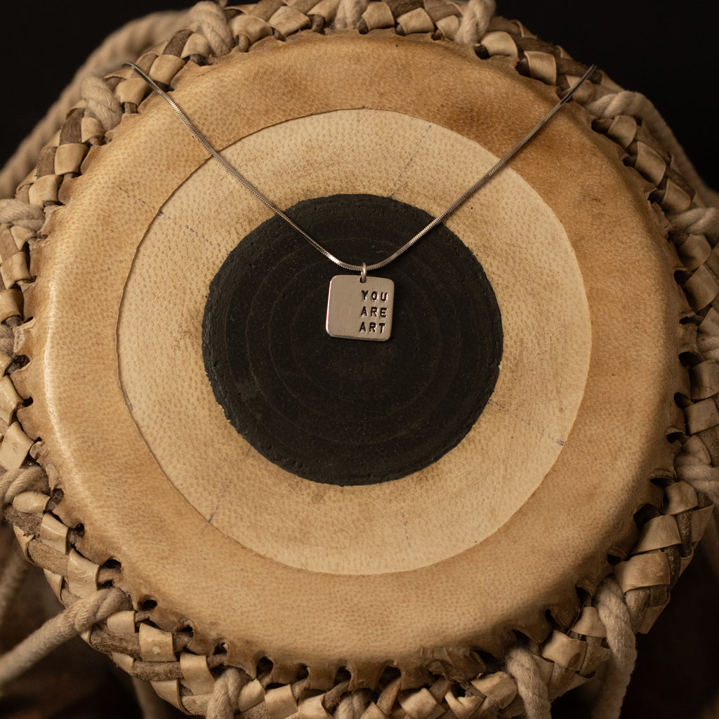 you are art necklace