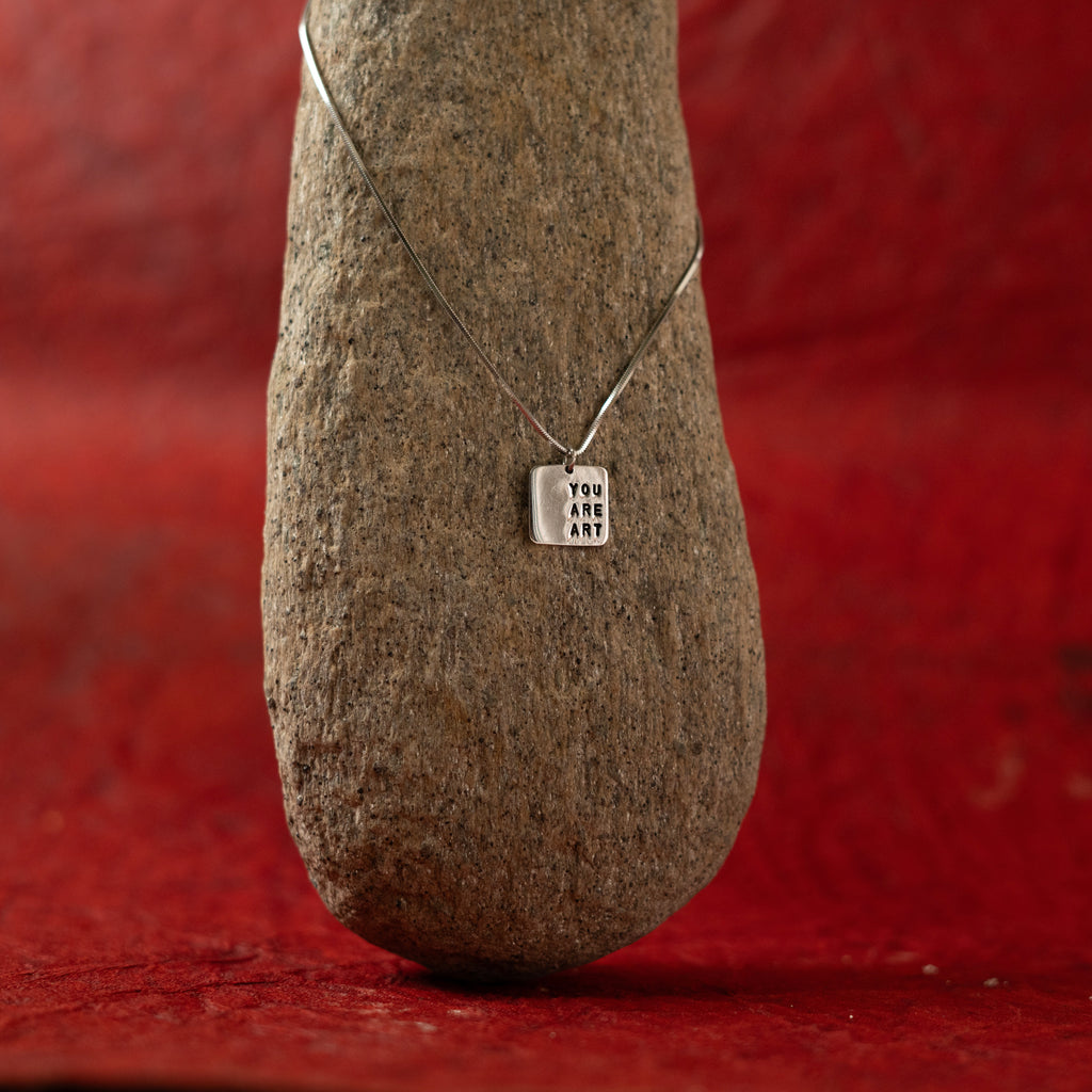 you are art necklace