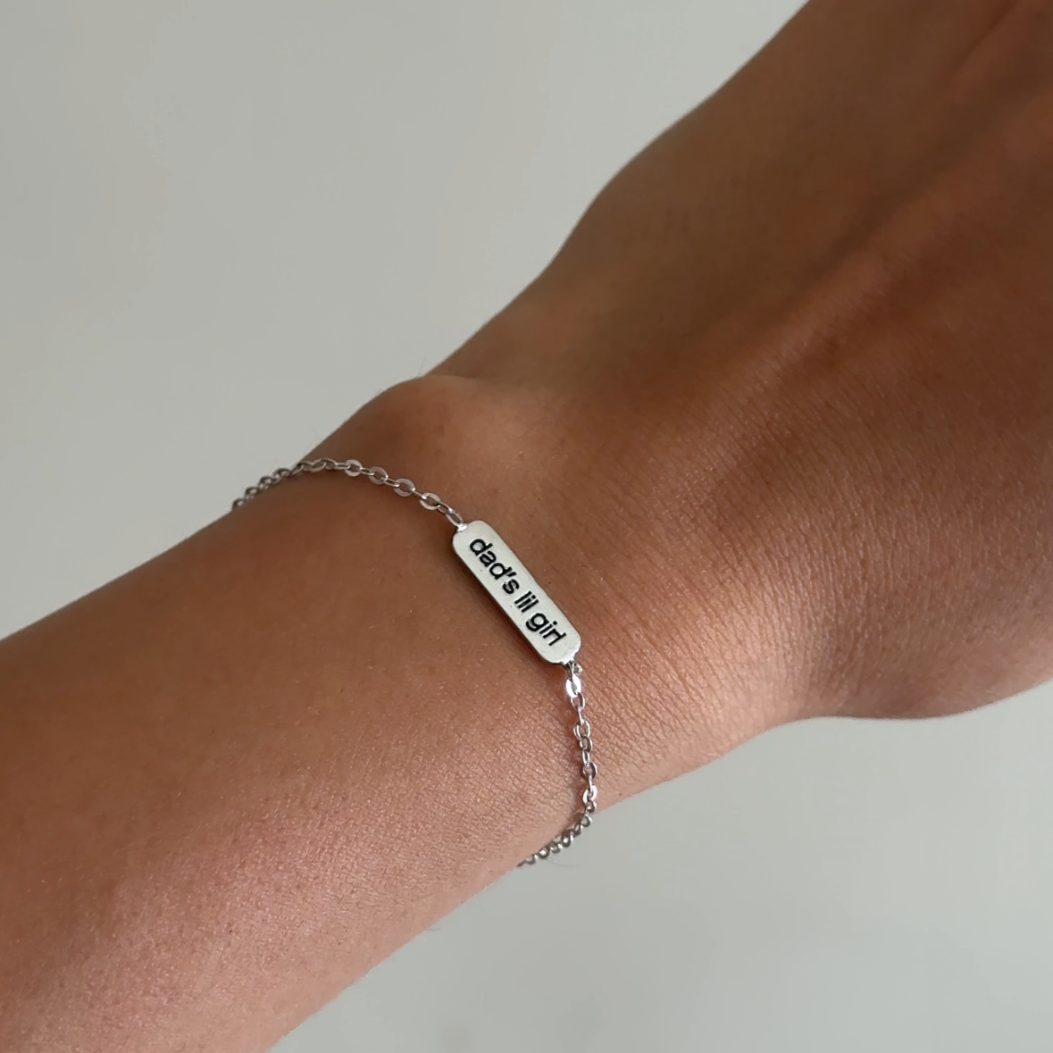 dad’s lil girl bracelet